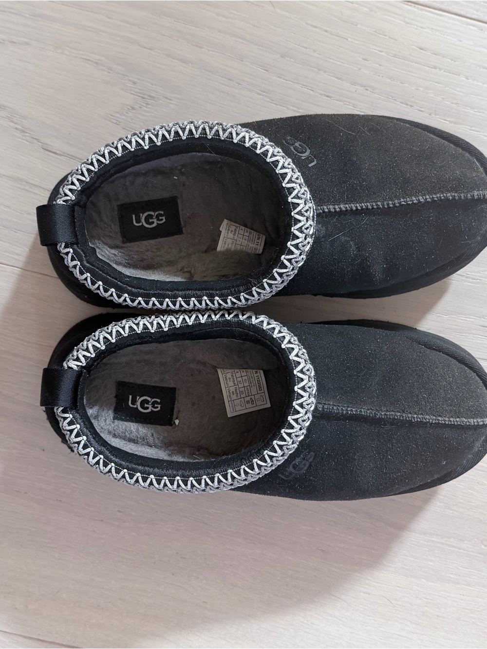 UGG Black Cozy Slip-On Slippers